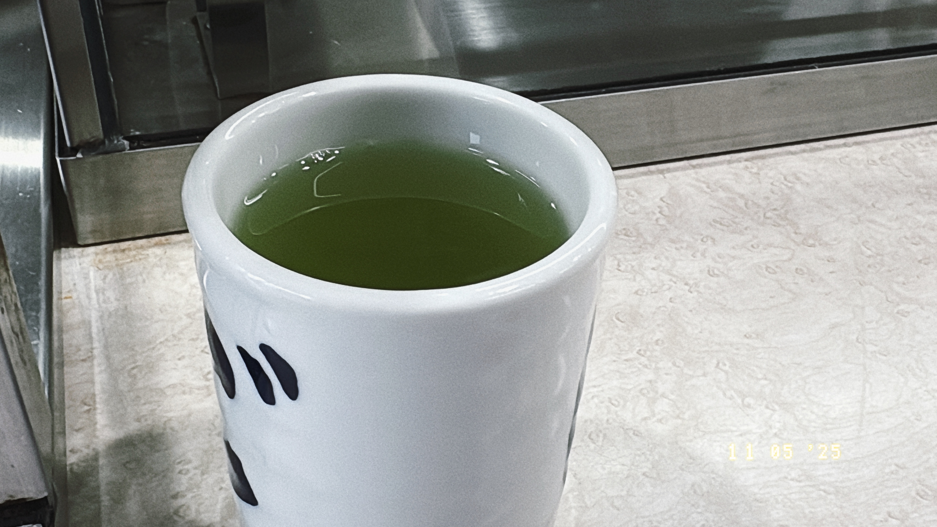 提供されたお茶